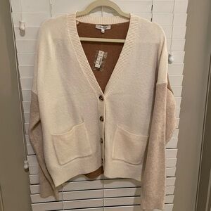 Madewell Color Block cardigan - NWT